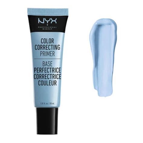 blue color corrector foundation.